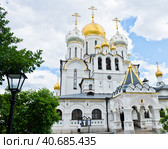 Собор Рождества Пресвятой Богородицы (Рождественский собор). Зачатьевский монастырь. Летний день. Москва (2023 год). Редакционное фото, фотограф E. O. / Фотобанк Лори