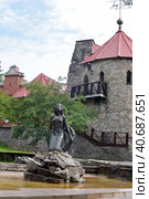 Hans Christian Andersen fairy town for children, Sosnovyy Bor, Russia (2015 год). Редакционное фото, фотограф Анна Кривицкая / Фотобанк Лори