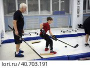 Training complex for hockey players, (2017 год). Редакционное фото, фотограф Анна Кривицкая / Фотобанк Лори