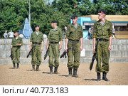 Demonstrative performance of the Marine Corps (2013 год). Редакционное фото, фотограф Анна Кривицкая / Фотобанк Лори