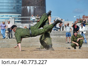 Demonstrative performance of the Marine Corps (2013 год). Редакционное фото, фотограф Анна Кривицкая / Фотобанк Лори