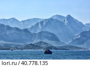 Mountains over sea. Стоковое фото, фотограф Анна Кривицкая / Фотобанк Лори