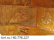 DEMRE, TURKEY  Frescos in the Saint Nicholas (Santa Clause) church  in Demre, Turkey. It's an ancient Byzantine Church (2014 год). Редакционное фото, фотограф Анна Кривицкая / Фотобанк Лори