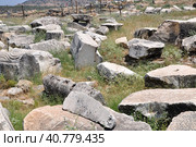 Hie rapolis Ancient City Ruin in Pa mukkale in Turkey (2009 год). Стоковое фото, фотограф Анна Кривицкая / Фотобанк Лори