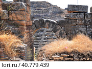 Hie rapolis Ancient City Ruin in Pa mukkale in Turkey (2009 год). Стоковое фото, фотограф Анна Кривицкая / Фотобанк Лори