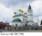Храм Святой Живоначальной Троицы один из древнейших храмов Нижнего Новгорода. Освящен после восстановления в 2015 году (2023 год). Редакционное фото, фотограф Александр Романов / Фотобанк Лори