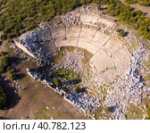 Ruins of antique theater of Kibyra, Turkey. Стоковое фото, фотограф Яков Филимонов / Фотобанк Лори