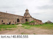 Tatev monastery in mountains of Caucasus, Armenia (2013 год). Редакционное фото, фотограф Сергей Стрелков / Фотобанк Лори