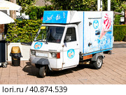Piaggio Ape Vespacar TM P703V (2019 год). Редакционное фото, фотограф Art Konovalov / Фотобанк Лори