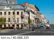 Потемкинская улица. Особняк Матавкина. Санкт-Петербург (2023 год). Редакционное фото, фотограф Александр Щепин / Фотобанк Лори