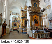 Костел Святого Франциска Ксаверия в Гродно (2023 год). Стоковое фото, фотограф Максим Соколов / Фотобанк Лори
