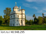Скит патриарха Никона. Истра, Московская область (2022 год). Стоковое фото, фотограф Александр Щепин / Фотобанк Лори