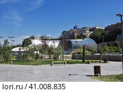 The new park in Tbilisi city, Georgia (2013 год). Редакционное фото, фотограф Сергей Стрелков / Фотобанк Лори