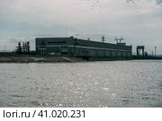 Новосибирская ГЭС (2023 год). Стоковое фото, фотограф Андрей Доронченко / Фотобанк Лори