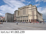 Гостиница «Москва». Манежная площадь, 2. Тверской район. Город Москва (2014 год). Редакционное фото, фотограф lana1501 / Фотобанк Лори