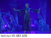Teenage dance group performs Georgian folk dance 2022. Редакционное фото, фотограф Анна Кривицкая / Фотобанк Лори