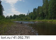 Река Юрюзань. Стоковое фото, фотограф Василий Быстрицкий / Фотобанк Лори