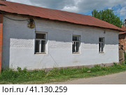 Южный флигель городской усадьбы. Улица Энгельса, 6а. Город Серпухов. Московская область (2014 год). Стоковое фото, фотограф lana1501 / Фотобанк Лори