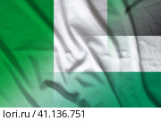 Nigeria and Palestinian National Authority national flag transborder negotiation PSE NGA. Стоковая иллюстрация, иллюстратор Кабак Дмитрий / Фотобанк Лори