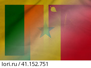 Sri Lanka and Senegal government flag international relations SEN LKA. Стоковая иллюстрация, иллюстратор Кабак Дмитрий / Фотобанк Лори