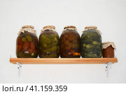 House canned food from vegetables. Стоковое фото, фотограф Леонид Еремейчук / Фотобанк Лори