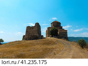 The 5th century monastery of Jvari. The road to the temple. Mtskheta. Georgia 01.09.2013 (2023 год). Стоковое фото, фотограф Ярославский Максим / Фотобанк Лори