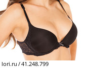 Woman breast in uplift. Стоковое фото, фотограф Андрей Аркуша / Фотобанк Лори