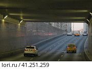Дорогомиловский тоннель Москва (2023 год). Редакционное фото, фотограф Дмитрий Неумоин / Фотобанк Лори