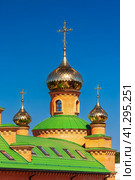 Monastery Holy Intercession Goloseevskaya Hermitage UOC. Стоковое фото, фотограф Сергей Бочаров / Фотобанк Лори