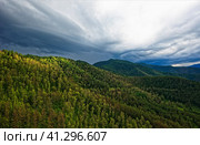 Перевал Чике-Таман. Горный Алтай. Стоковое фото, фотограф Макаров Алексей / Фотобанк Лори