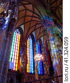 Vienna, Austria - 11 Jun 2011: St. Stephen's Cathedral in Vienna, Austria. Редакционное фото, фотограф Сергей Стрелков / Фотобанк Лори