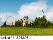 Церковь Благовещения на Городище. Рюриково городище. Великий Новгород (2023 год). Редакционное фото, фотограф Александр Щепин / Фотобанк Лори