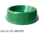 Зеленая миска для домашних животных. Bowl for pets. Стоковое фото, фотограф Любовь Назарова / Фотобанк Лори