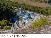 Divnogorsky Assumption Monastery - a cave monastery of the Voronezh Diocese of the Russian Orthodox Church, located in the village of Divnogorsky Monastery, Liskinsky District, Voronezh Region (2020 год). Редакционное фото, фотограф Анна Кривицкая / Фотобанк Лори