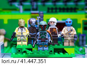 RUSSIAN, April 03, 2018. Constructor Lego Star Wars. Редакционное фото, фотограф Андрей Аркуша / Фотобанк Лори