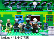 RUSSIAN, April 03, 2018. Constructor Lego Star Wars. Редакционное фото, фотограф Андрей Аркуша / Фотобанк Лори