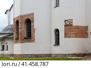 Софийский собор - плинфа. Великий Новгород (2023 год). Стоковое фото, фотограф Сергей Афанасьев / Фотобанк Лори