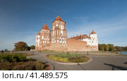 Мирский замок, Беларусь (2023 год). Редакционное фото, фотограф Владимир Чинин / Фотобанк Лори