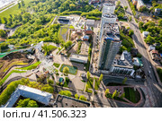 ЖК Парус и Эскадра (Нижний Новгород) (2022 год). Редакционное фото, фотограф Илья Старков / Фотобанк Лори