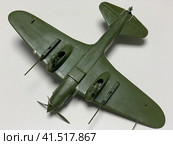 "Ил 2" сборная модель, масштаб 1:72, производитель "Звезда" (2023 год). Редакционное фото, фотограф Алексей Голиков / Фотобанк Лори