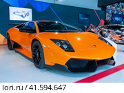 Ламборгини Мурсиелаго 670-4 SV / Lamborghini Murcielago 670-4 SV (2019 год). Редакционное фото, фотограф Сергей Веселовский / Фотобанк Лори