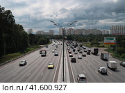 МКАД. Московская кольцевая. (2023 год). Редакционное фото, фотограф Дмитрий Алексеев / Фотобанк Лори