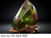CHRISOLITE stone,  Generative AI. Стоковое AI-изображение, AI-художник Анна Кривицкая / Фотобанк Лори