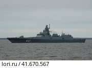 Российский военный фрегат "Адмирал флота Касатонов" Стоковое фото, фотограф Яковлев Сергей / Фотобанк Лори