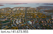 Панорама города Братска (2018 год). Стоковое фото, фотограф Aleksey Stadnikov / Фотобанк Лори