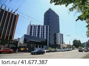 Жилищный комплекс- "Клубный Дом Соты" в Уфе (2023 год). Редакционное фото, фотограф Римма Тельнова / Фотобанк Лори