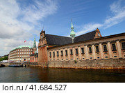 Copenhagen, Denmark - 28 Jun 2012: The building in Copenhagen city, Denmark. Редакционное фото, фотограф Сергей Стрелков / Фотобанк Лори
