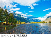 Река Чулышман. Горный Алтай. Стоковое фото, фотограф Макаров Алексей / Фотобанк Лори