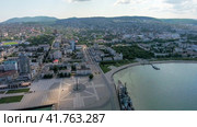 Top view of the marina and quay of Novorossiysk. Стоковое фото, фотограф Леонид Еремейчук / Фотобанк Лори