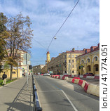 Ремонт трамвайных путей на Садовой улице в Санкт-Петербурге (2023 год). Редакционное фото, фотограф Жигалов Евгений Павлович / Фотобанк Лори